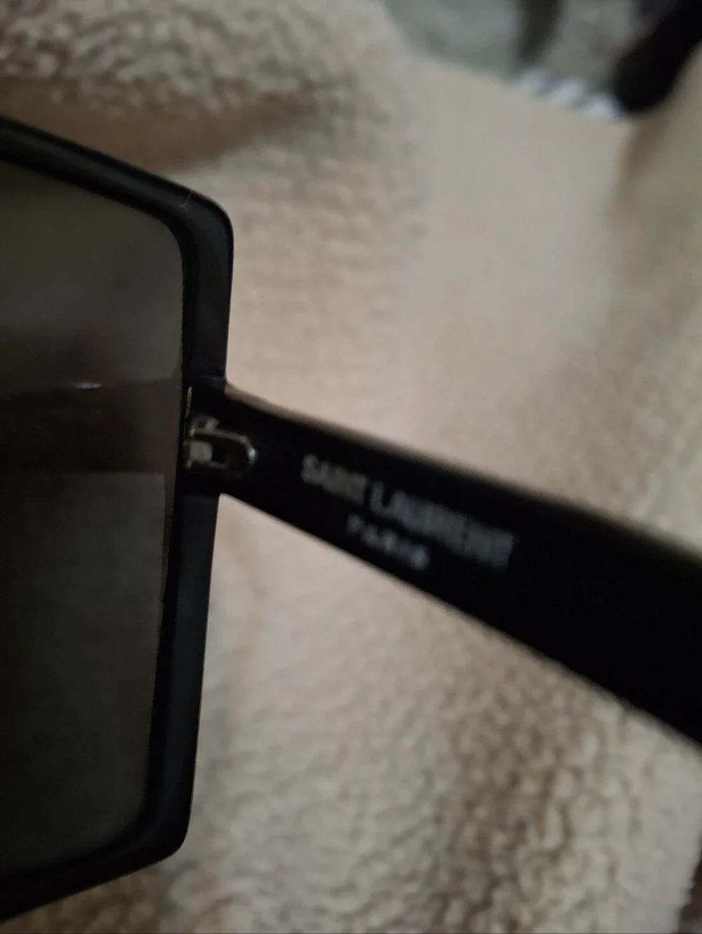 YSL Black Shield Sunglasses - Classic Polarized Look